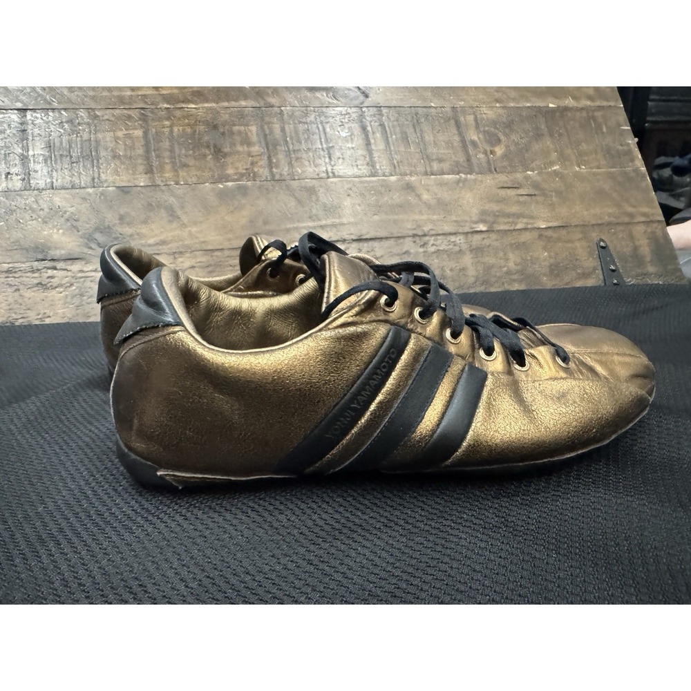 Adidas Y3 Yamamoto Size 8 bronze Shoe See Pictures For Wear.
